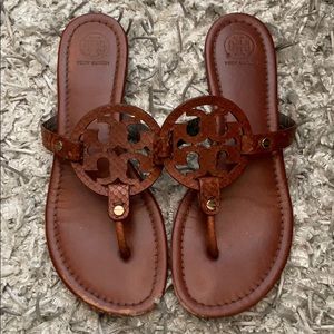 Tory Burch Sandals - Brown Leather - Size 9.5